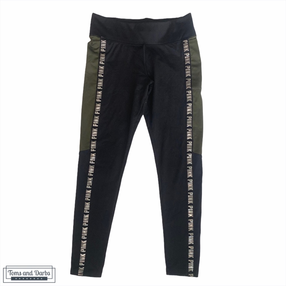 PINK Victoria’s Secret Black Athletic Leggings